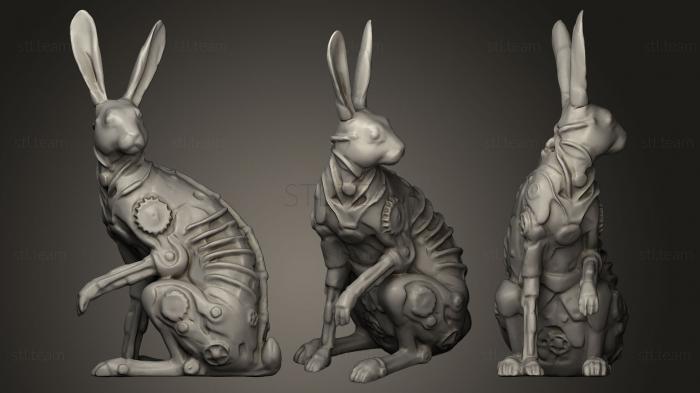 Steampunk Rabbit Figurine