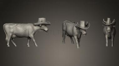 3D model Texan Cowboy Cow Photo Scan (STL)