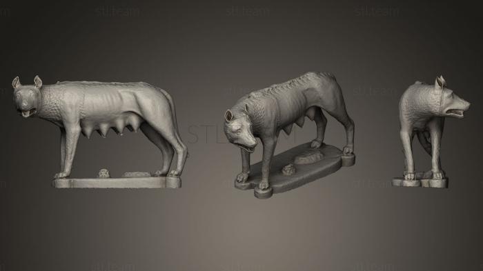 3D модель Капитолийская волчица (STL)