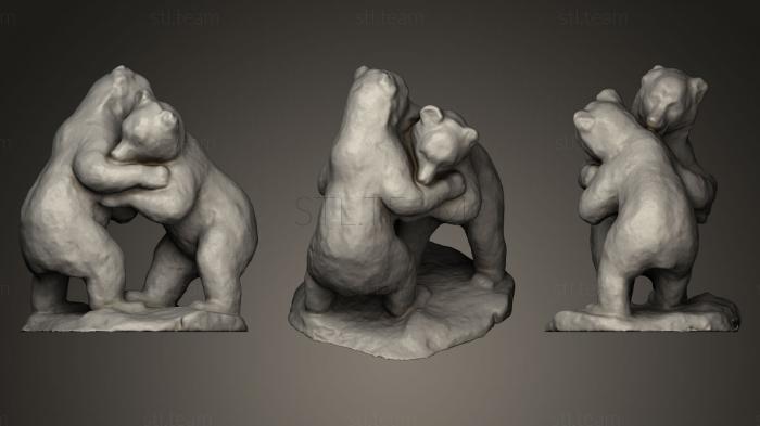 3D модель Белые медведи с Одесской киностудии (STL)