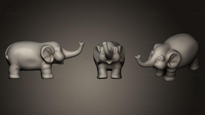 3D модель Фигурка Слона 3 (STL)