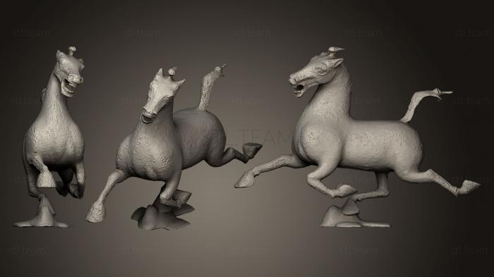 3D модель Летающий конь Кансу (STL)