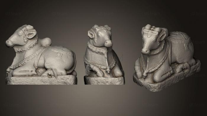 Статуэтки животных Granite figure of a Nandi bull