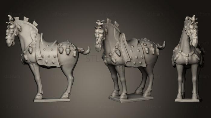 3D model Tang Tricolored Glazed Statues (STL)