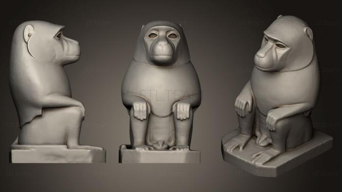 3D модель Бабуины Кливдена (STL)