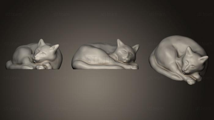 3D model A statue for Solomon cat (STL)