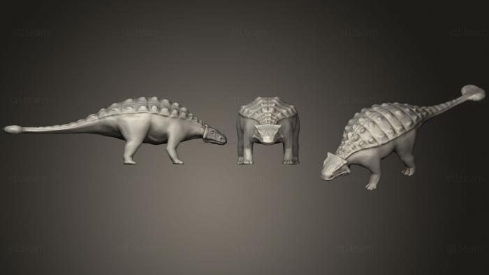 3D модель Анкилозавр для Dn D (STL)