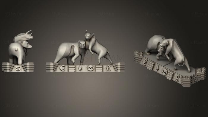 3D model Bookends The Market 120mm Height (STL)