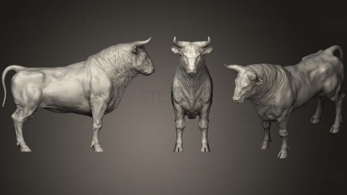 Статуэтки животных Bull Realistic Sculpt