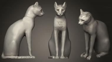 3D model Cat At The British Museum London (STL)