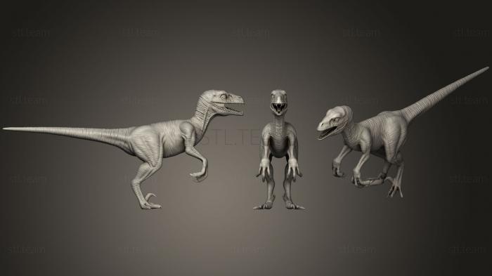 3D model Dinosaur Reptile Base 01 (STL)