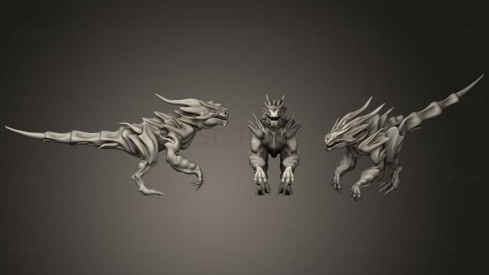 3D model Dragon dinosaur FREE (STL)