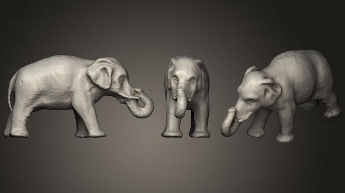 Статуэтки животных Elephant Replica 1855  1905 Crane Co