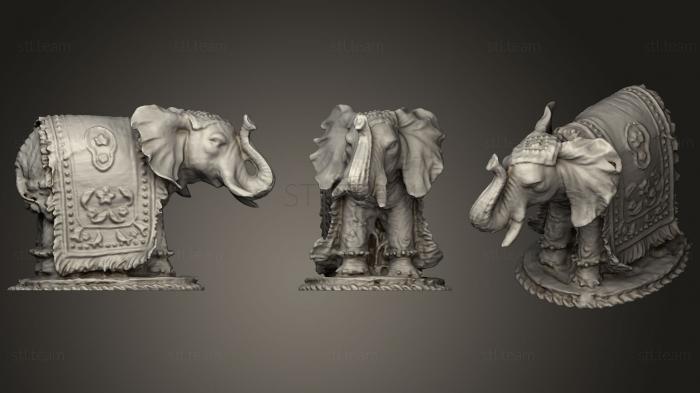 3D модель 3D-сканирование скульптуры слона (STL)