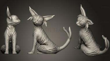 3D model Espeon 3 Eyed Familiar Cat (STL)