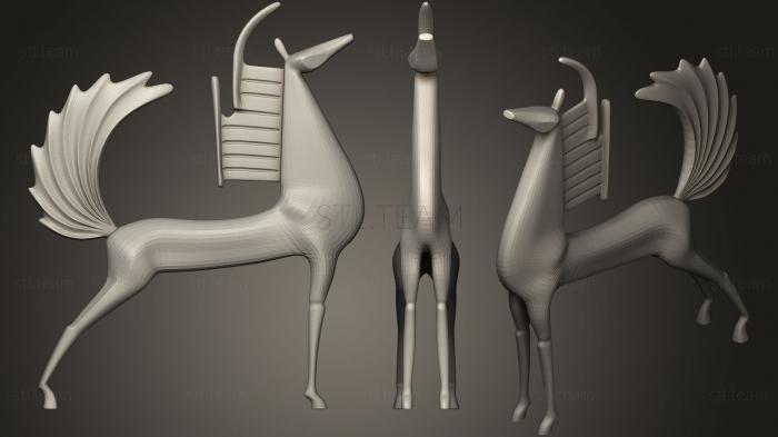 3D model Horse sculpture of the god Ra (STL)