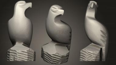 3D model Ironwood Desert Bird Carvings (STL)