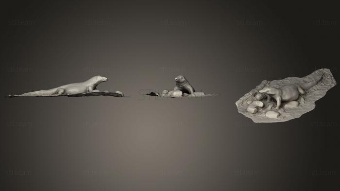 3D model Komodo Dragon Weta Cave (STL)