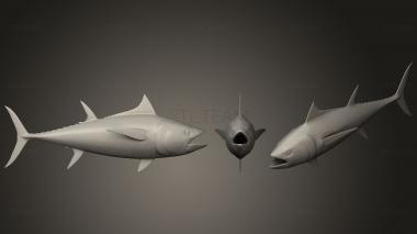 3D model Northern bluefin Tuna (STL)