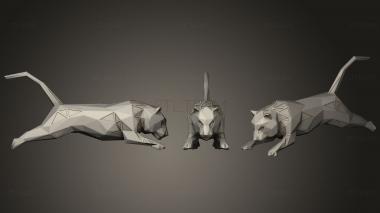 3D model Parametric Tiger Printable (STL)