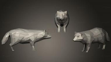 3D model Polygonal Raccondog Parametric (STL)