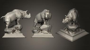 3D модель Носорог в Париже 2 (STL)