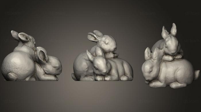 Статуэтки животных Scanned Rabbit Figure