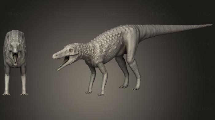 Статуэтки животных Sphenosuchus heavily Decimated