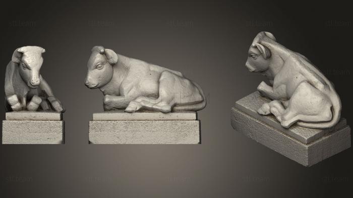 3D model Stier Kunststein Berlin (STL)