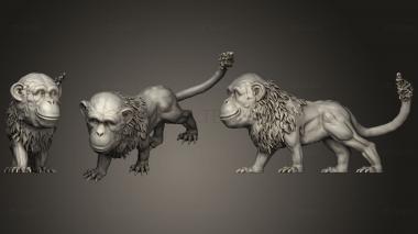 3D model The Roaring Lion Drag Monkey  Ankank (STL)