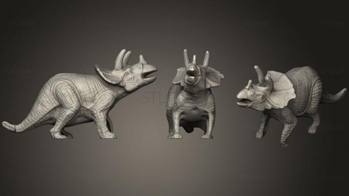 3D model Triceratops Dinosaur (STL)