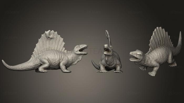 3D модель Диметродон или спинозавр (STL)