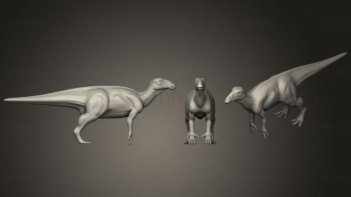 Статуэтки животных Iguanodon Bernissartensis