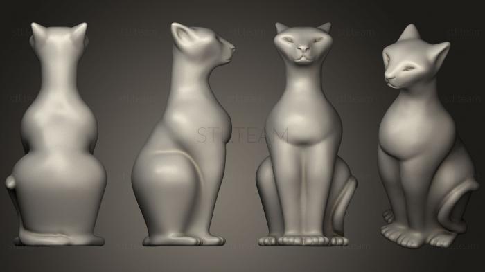 Статуэтки животных Sitting Cat Figurine