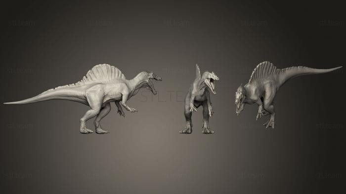 Статуэтки животных Spinosaurus animal revolt battle simulator