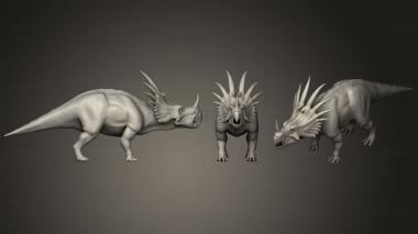 3D model Styracosaurus A Rigged animated v (STL)