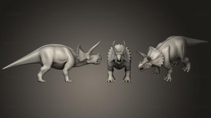 Статуэтки животных Triceratops Horridus