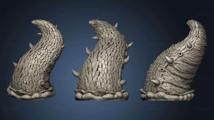3D model Ancient Worm Tail (STL)