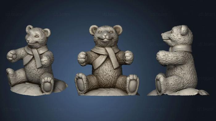 Статуэтки животных Медведь игрушечный