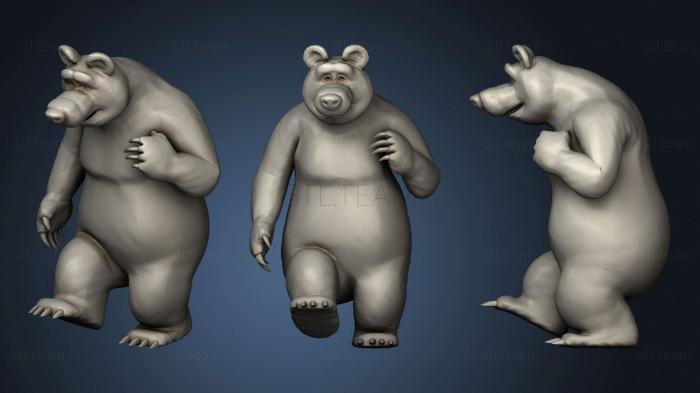 Статуэтки животных Мишка из Маша и медведь