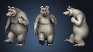 3D model bear CARTOON (STL)