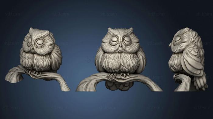 3D model Bubu the owl (STL)