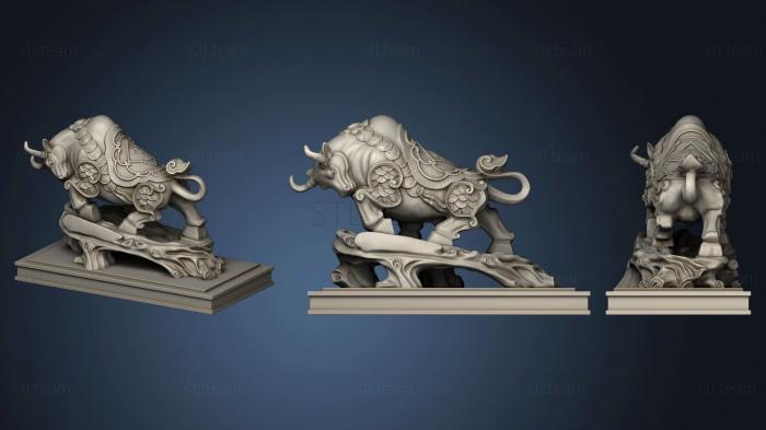 3D model Buffalo animals (STL)