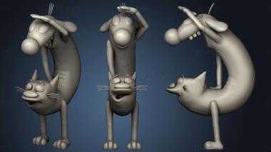 3D model Cat Dog Nickelodeon (STL)