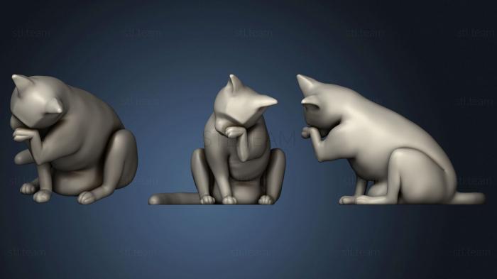 3D model Cat scaled (STL)
