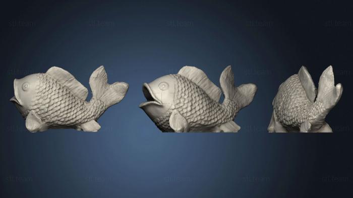 3D model Concrete Fish (STL)