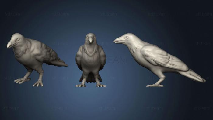Статуэтки животных Crow with support