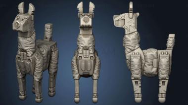 3D model Cyber Robo Llama hi poly (STL)