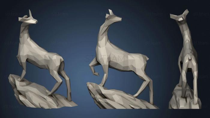 3D model Deer Sculpture (STL)