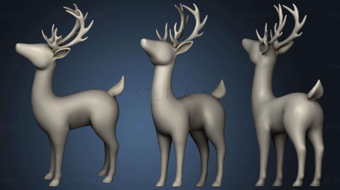 3D model Deer Standing (STL)